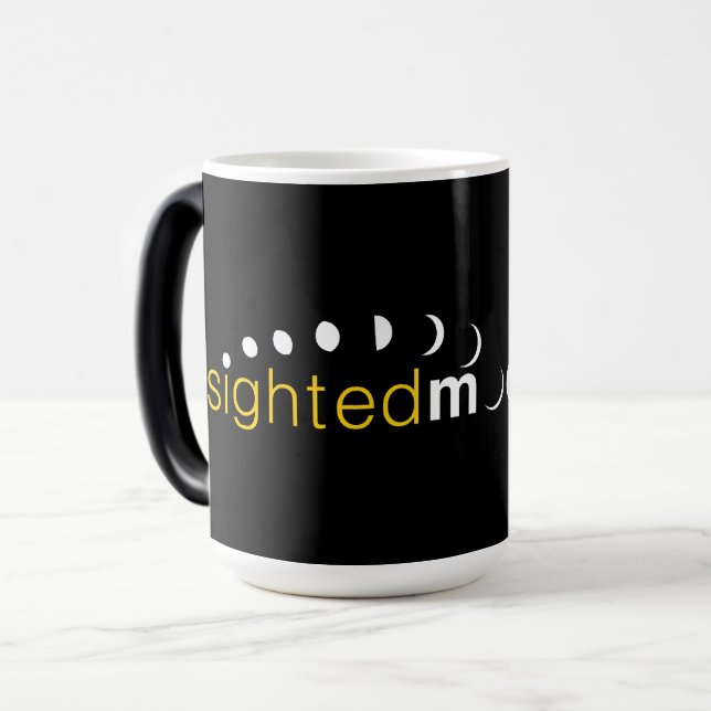 Taza Mágica Logo de la luna avistada (Anverso izquierdo)