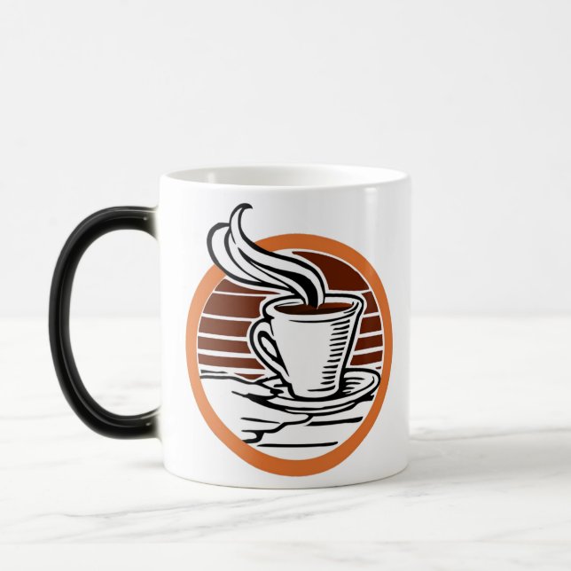 Taza Mágica Logo del café (Izquierda)