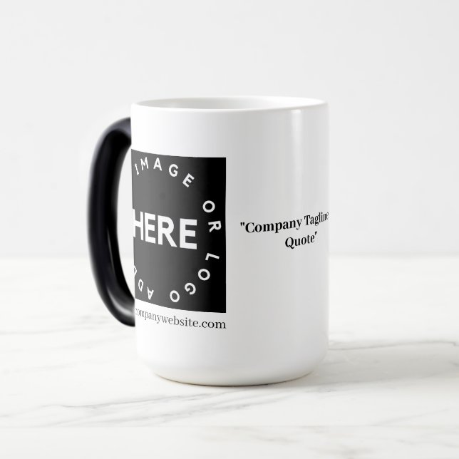 Taza Mágica Logotipo de la empresa personalizado y promoción c (Anverso izquierdo)