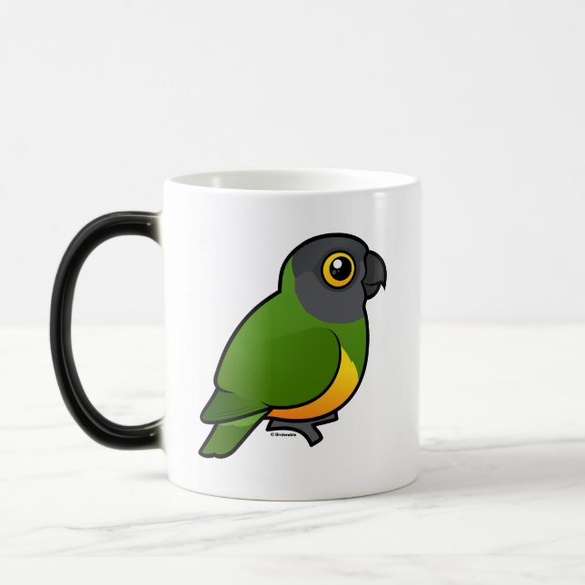 Taza Mágica Loro de Senegal (Izquierda)
