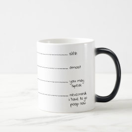 Taza Mágica "Los amantes divertidos del café del impulso de la