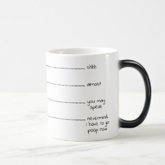 Taza Mágica "Los amantes divertidos del café del impulso de la