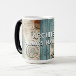 Taza Mágica Los arquitectos siempre tienen un plan, un regalo 