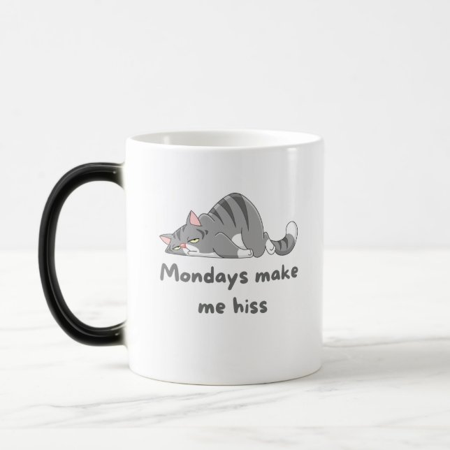Taza Mágica Los lunes háganme su café Mug (Izquierda)