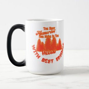Taza Mágica Los Recuerdos de Tangerine Camping de los años 70