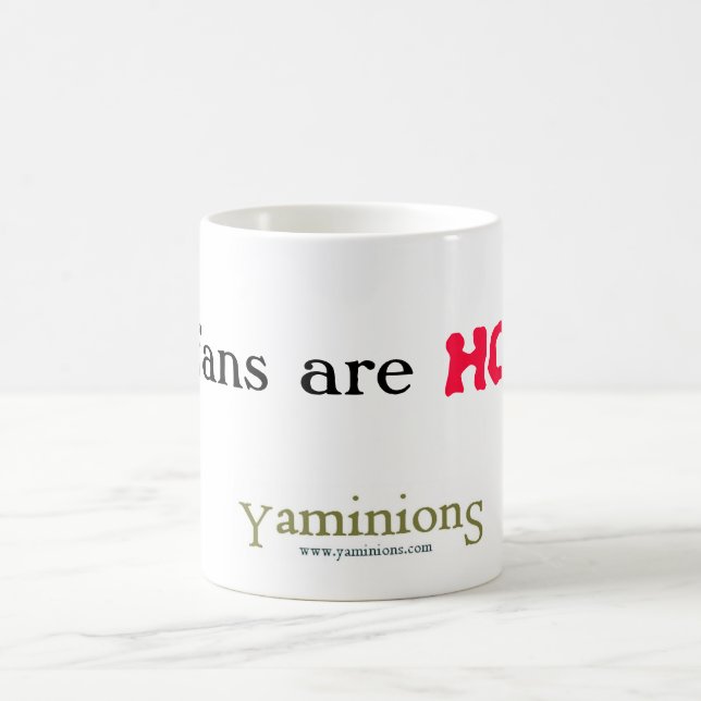 Taza Mágica ¡los yaminions, mis fans son, CALIENTE! (Centro)