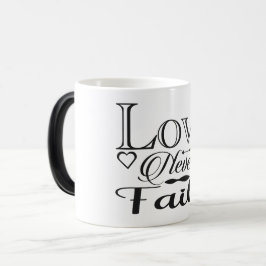 Taza Mágica Love never fails