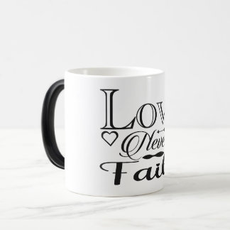 Taza Mágica Love never fails