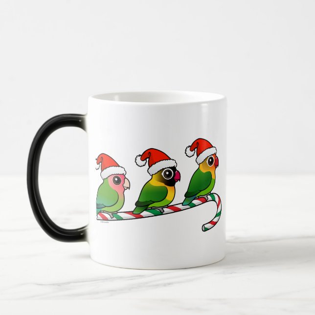 Taza Mágica Lovebird Candy Cane (Izquierda)