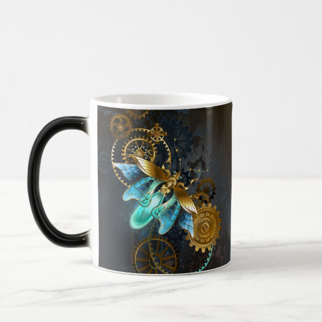 Taza Mágica Luciérnaga de Steampunk (Izquierda)