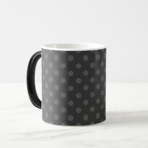 Taza Mágica Lunares grises, Lunares, Blanco y negro