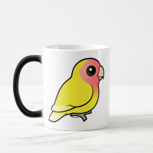 Taza Mágica Lutino Melocotón-hizo frente al Lovebird