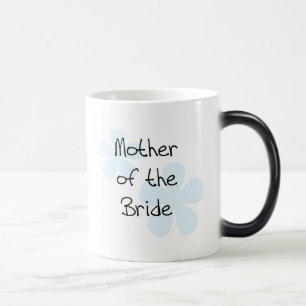 Taza Mágica Madre azul de las flores de la novia