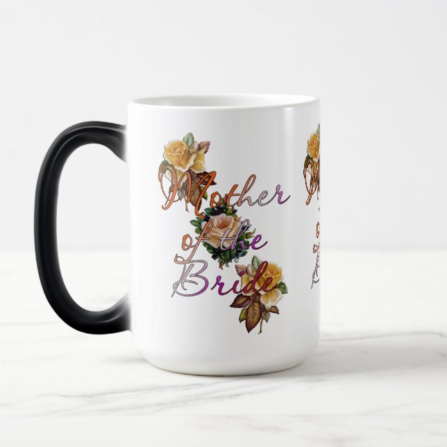 Taza Mágica Madre De La Novia Floral (Izquierda)