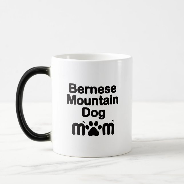 Taza Mágica Madre de perro de Bernese, mamá de Bernese, madre  (Izquierda)