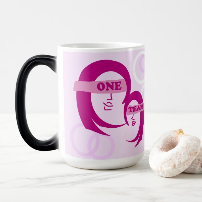 Taza Mágica madre e hija mug (Con donut)