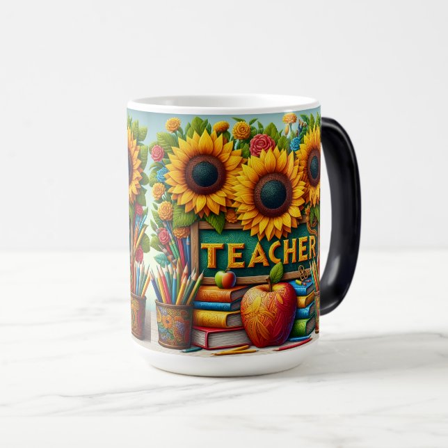 Taza Mágica Maestro Girasol (Anverso derecho)