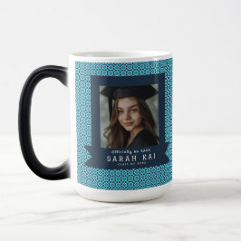 Taza Mágica Maestros de impresión cuadrada de moda graduados