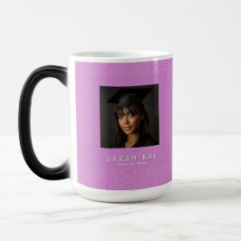 Taza Mágica Maestros de patrón hexagonal lindo graduación