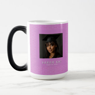 Taza Mágica Maestros de patrón hexagonal lindo graduación