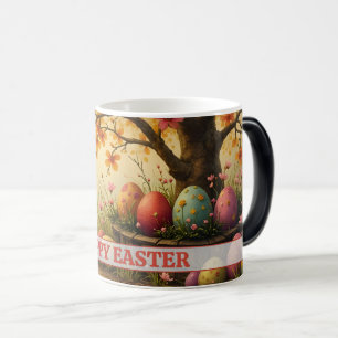 Taza Mágica Magia de Floración Primaveral con Esplendor de Hue