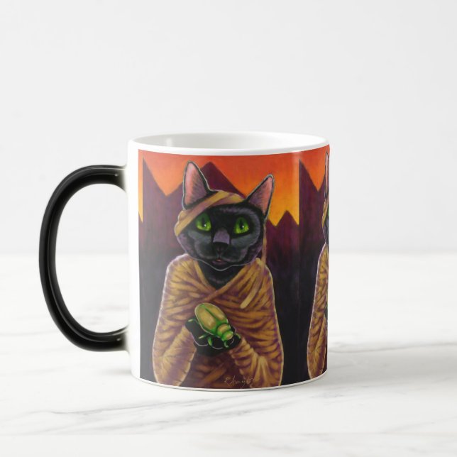 Taza Mágica Magia Morphing Vampire Cat Mug (Izquierda)