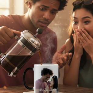 Taza Mágica Magic mug married me will you marry me proposal