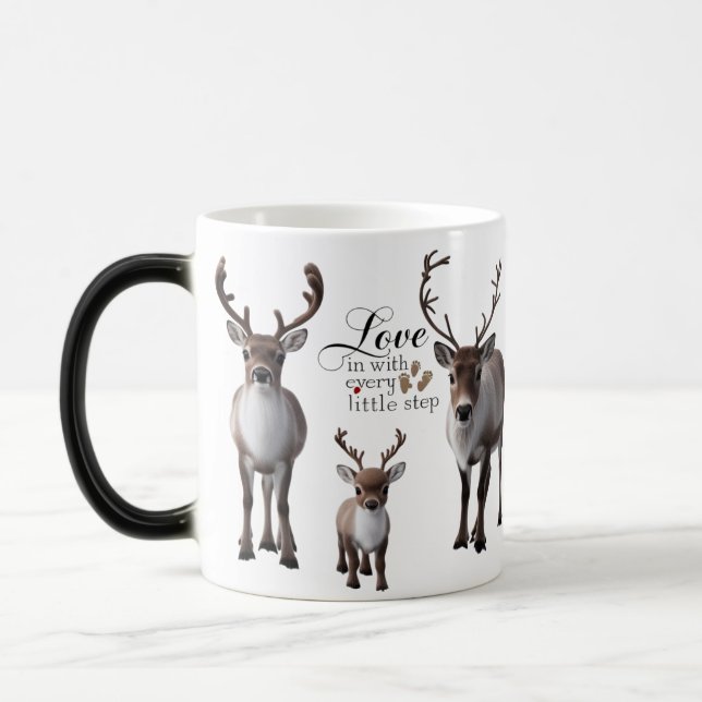 Taza Mágica Magic Silhouette Reindeer (Izquierda)