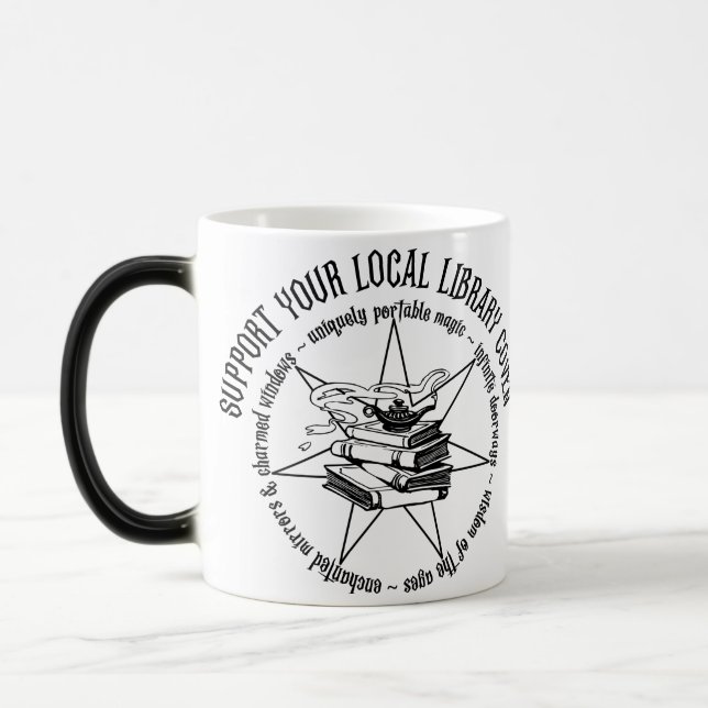 Taza Mágica Magical Morphing Mug - Cambia cuando hace calor! (Izquierda)