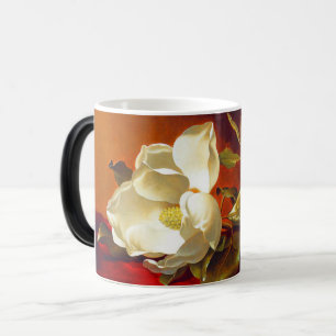 Taza Mágica Magnolia en Terciopelo Rojo Martin Johnson Heade