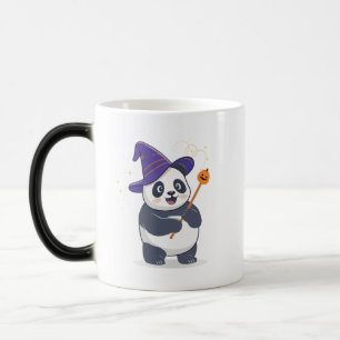 Taza Mágica Mago Panda Caprichoso con Sombrero Mágico