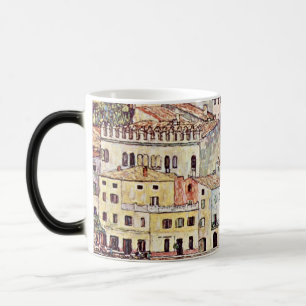 Taza Mágica Malcesine en el lago Garda por Gustav Klimt