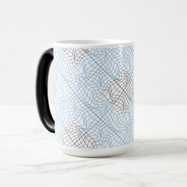 Taza Mágica Malla de distorsión 10 BBK.W Blanco BG (Anverso izquierdo)