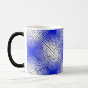 Taza Mágica Malla de distorsión.C01.GBluex4.Líneas negras