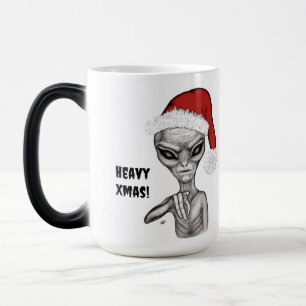 Taza Mágica Malo Alien , Pesada Navidad !
