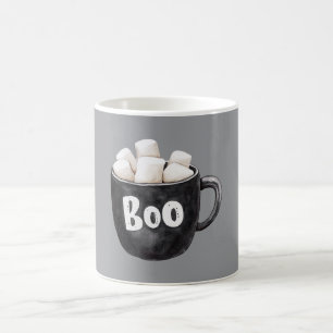Taza Mágica Malvaviscos grises negros Boo