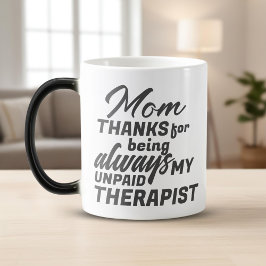 Taza Mágica Mamá, un humor gracioso para terapeuta no remunera