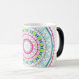 Taza Mágica mandala colorida