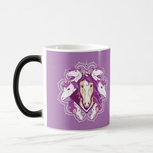 Taza Mágica Mandala de Unicorn (Izquierda)
