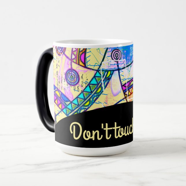 Taza Mágica Mano dibujada por EDDArt - Dream Scale 1 (Anverso izquierdo)