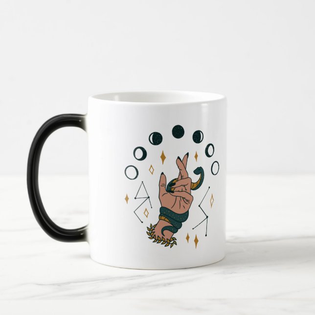 Taza Mágica Mano sosteniendo una serpiente (Izquierda)