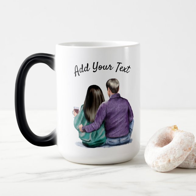 Taza Mágica Mantener o diseñar su propio - Morphing Mug (Con donut)