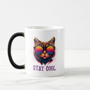 Taza Mágica Manténgase fresco con nuestro gato en sombras