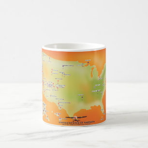 Taza Mágica mapa de parques nacionales de estados unidos de am
