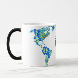 Taza Mágica Mapa del mundo moderno de Victoria | World Travell