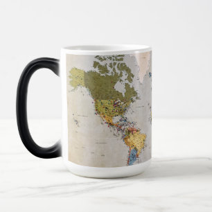 Taza Mágica mapa mundial