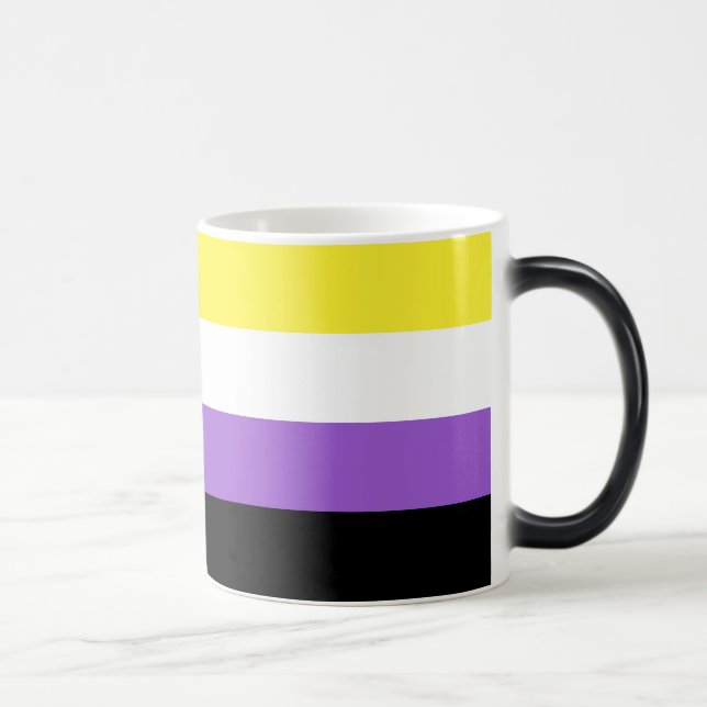 Taza Mágica Marca de orgullo no binaria (Derecha)