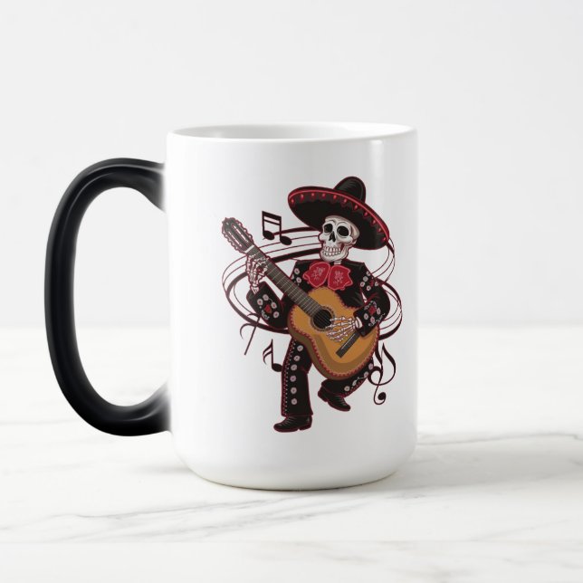 Taza Mágica Mariachi Skeleton Groove (Izquierda)