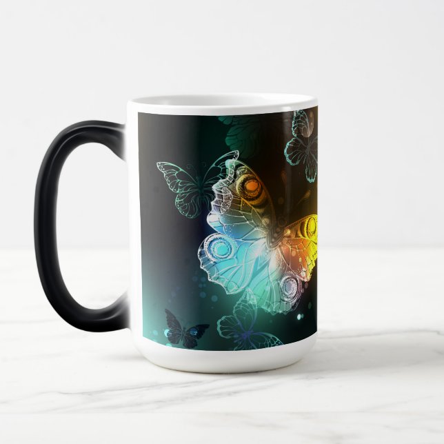 Taza Mágica Mariposa luminosa y mariposas nocturnas (Izquierda)