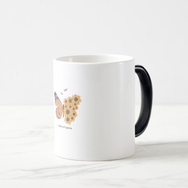 Taza Mágica Mariposa Mug (Anverso derecho)
